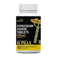 Potassium Iodide Tablets 130mg - 140 Tablets (140 Servings)