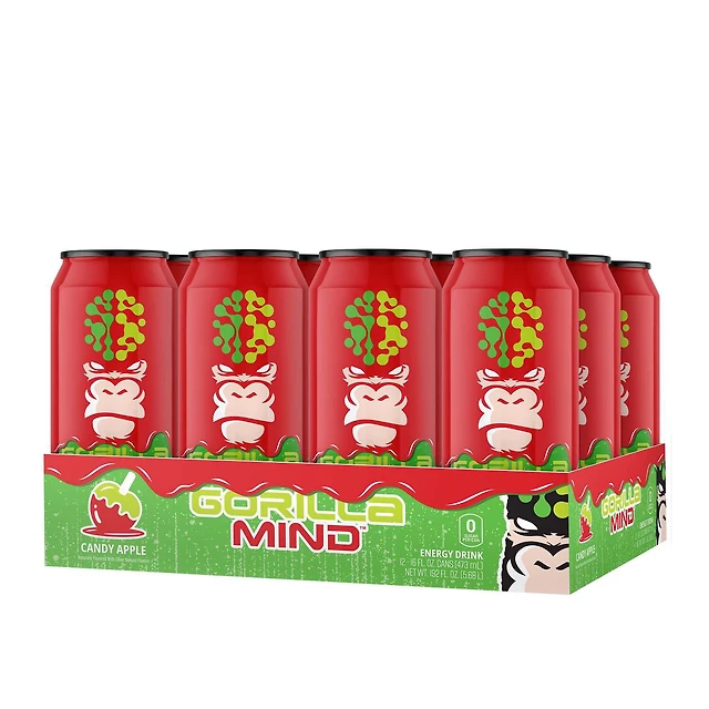 Energy Drink - Root Beer 16oz. (12 Cans)