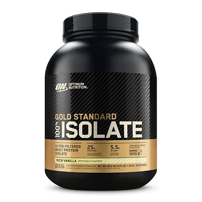 Optimum Nutrition Gold Standard 100% Isolate - Rich Vanilla (44 Servings)