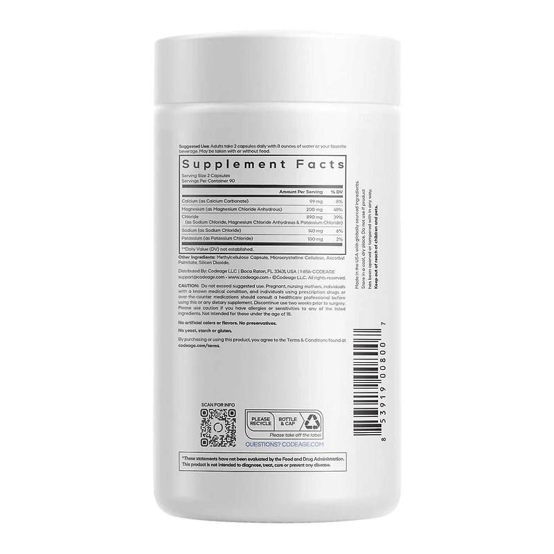 Keto Electrolytes - 180 Capsules (90 Servings)
