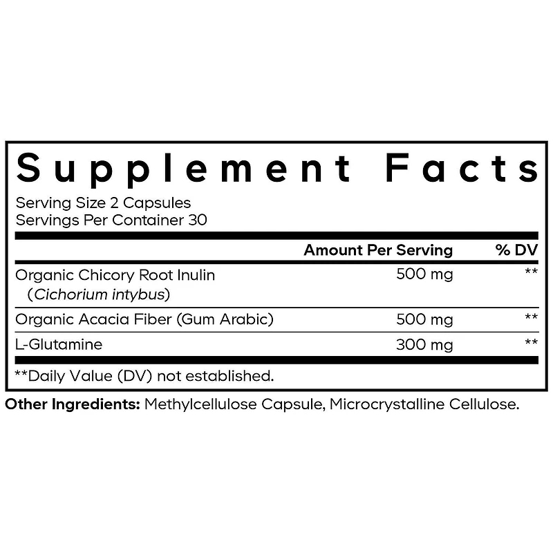 Amen Prebiotic Fiber+ - 60 Capsules (30 Servings)
