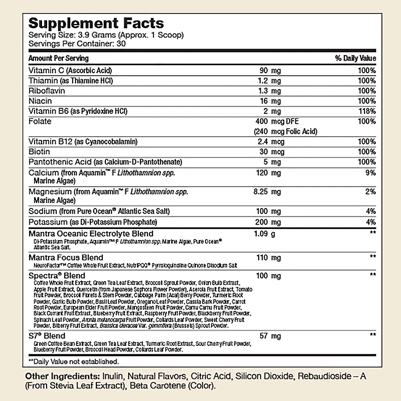 Mantra Rise - Citrus Coconut - 4.1 oz. (30 Servings)