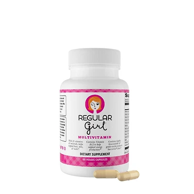 Regular Girl Multivitamin - 60 Veggie Capsules (30 Servings)