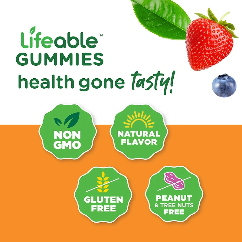 Calcium Magnesium and Zinc - 90 Gummies (30 Servings)