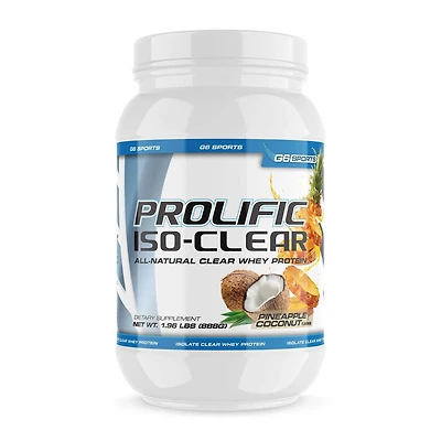 Prolific Iso-Clear Whey Protein - Pineapple Coconut (30 Servings)