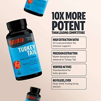 Turkey Tail - 60 Capsules (30 Servings)
