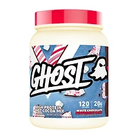 GHOST High Protein Hot Cocoa Mix - White Chocolate Peppermint Bark (15 Servings)