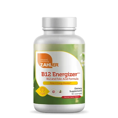 ZAHLER B12 Energizer Vitamin B - Cherry 90 Lozenges (90 Servings)
