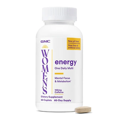 GNC Women's One Daily Multivitamin Energy Healthy - 60 Caplets (60 Servings)