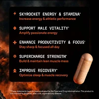 Natural Testosterone Support - 150 Capsules (30 Servings)