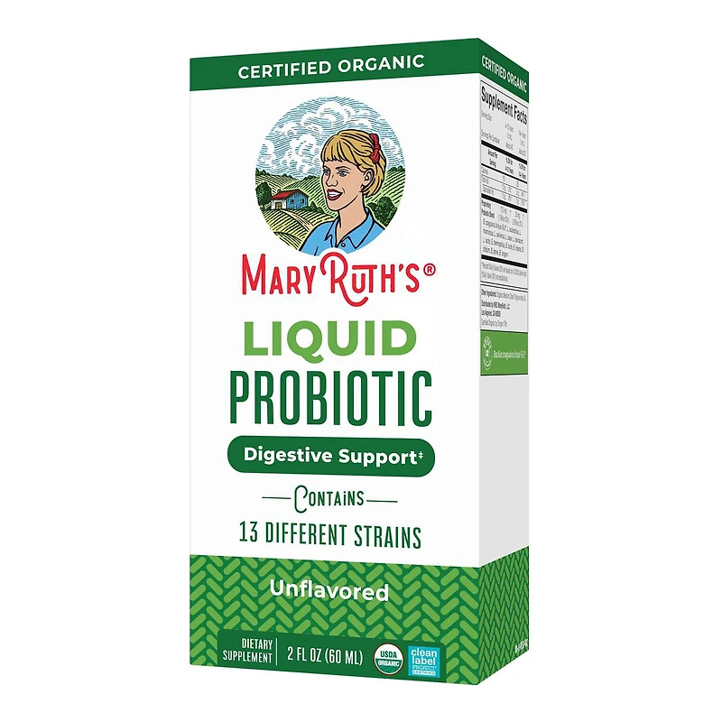 Liquid Probiotic - Unflavored - 2 fl oz (20-40 Servings)