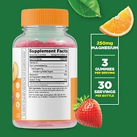 Magnesium Citrate 250mg - 90 Gummies (30 Servings)