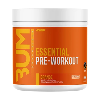 Raw Nutrition Essential Pre-Workout - Orange (30 Servings)