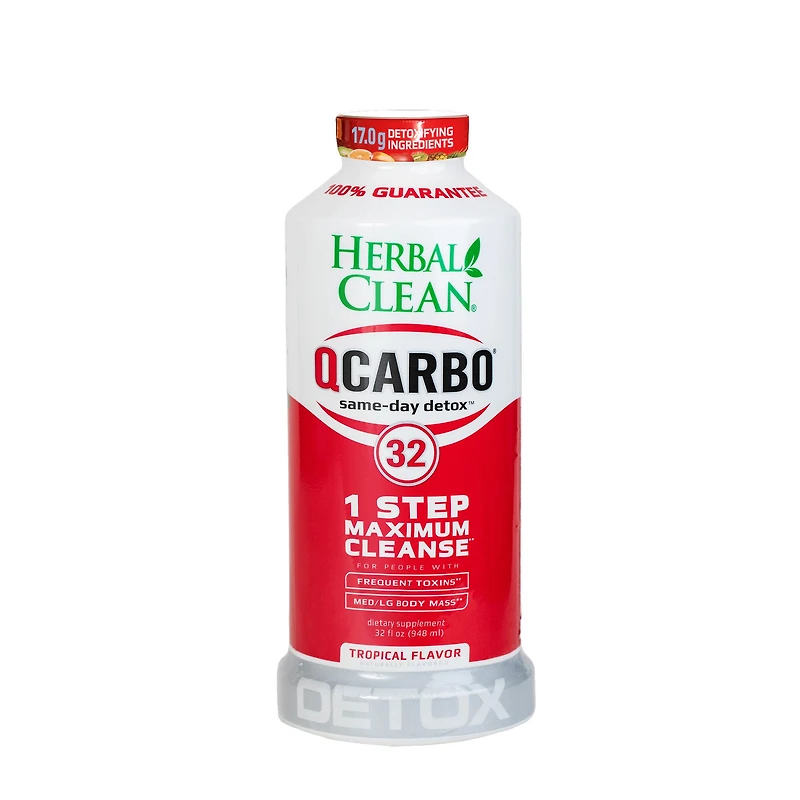 Herbal Clean Qcarbo32 - Tropical Flavor 32 Oz. (1 Serving)