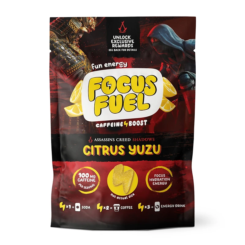 Caffeine Boost Gummies - Citrus Yuzu (12 Pack)