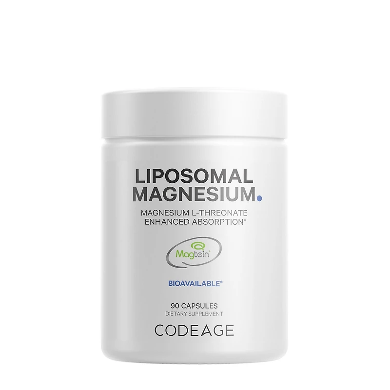 Codeage Liposomal Magnesium L-Threonate Vegan - 90 Capsules (30 Servings)