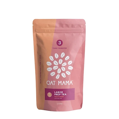 Oat Mama Labor Prep Tea Healthy - Peach Berry (14 Bags)