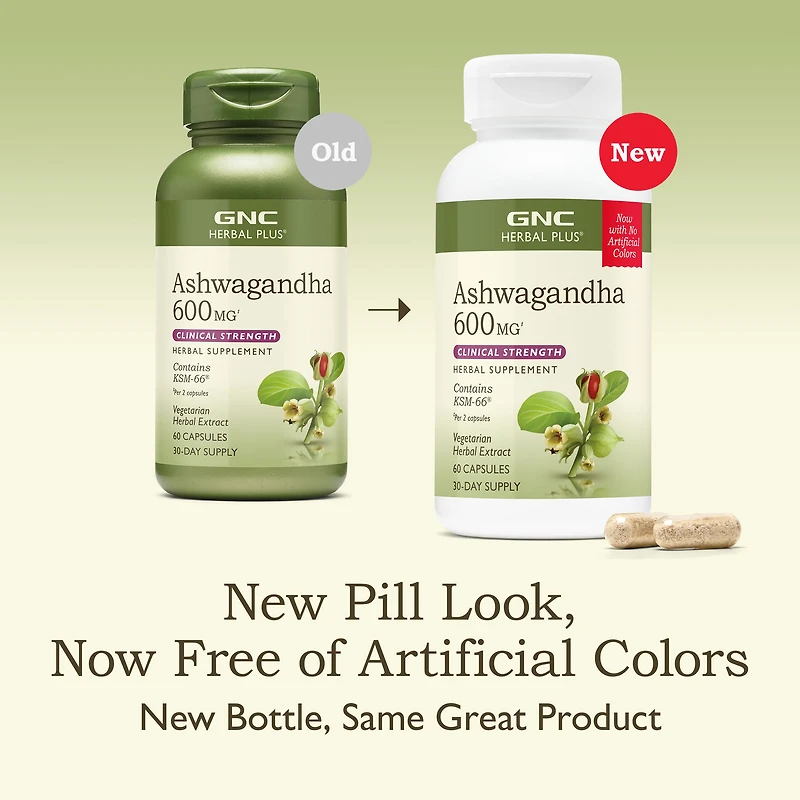 Ashwagandha 600mg - 60 Capsules (30 Servings)