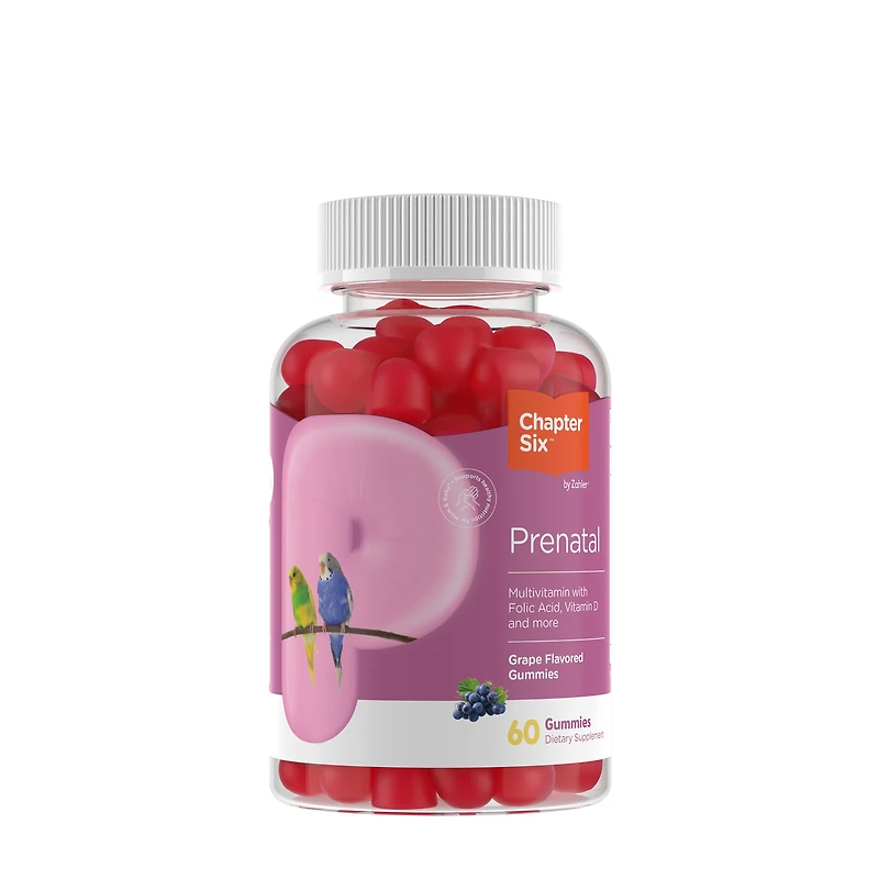 ZAHLER Chapter Six: Prenatal Healthy - Grape 60 Gummies (30 Servings)