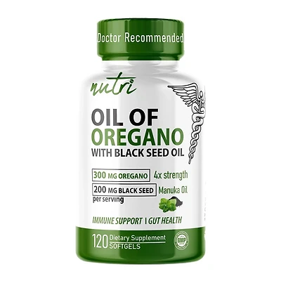 Oil of Oregano - 120 Softgels (60 Servings)
