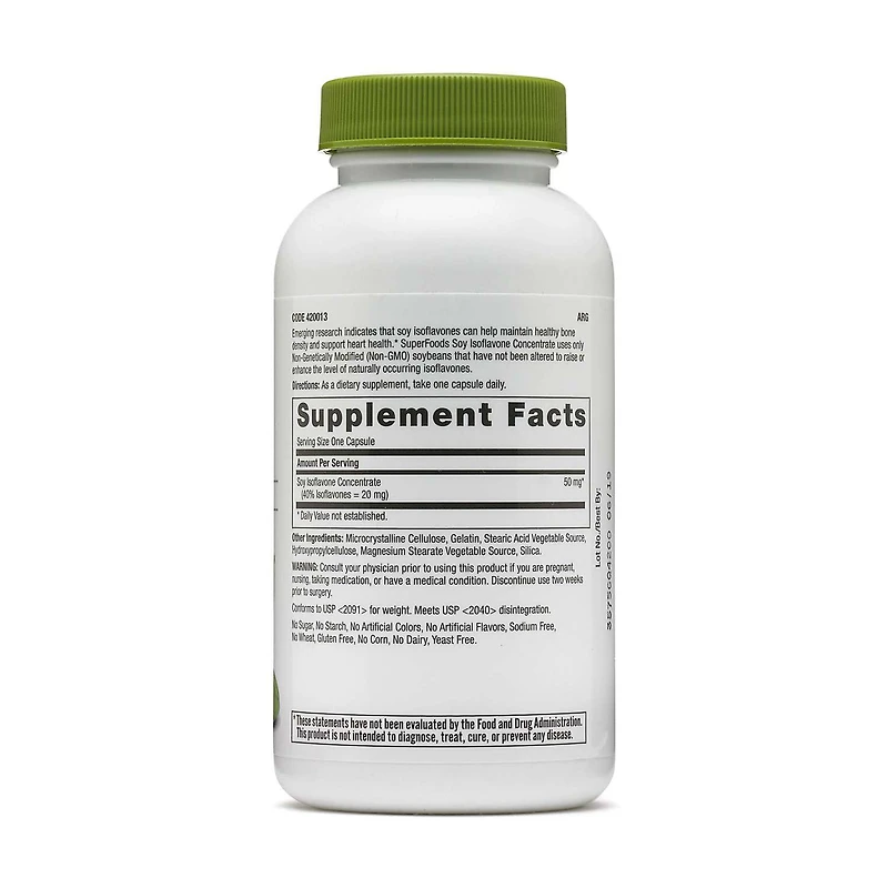 Soy Isoflavone Concentrate - 90 Capsules (90 Servings)