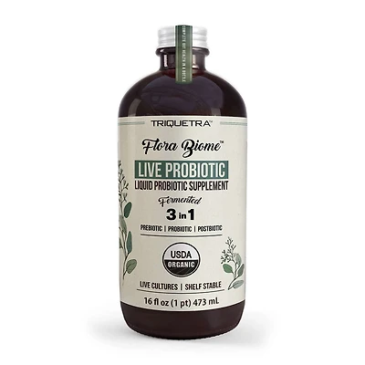 Flora Biome 3-in-1 Live Probiotic - 16 fl oz (32 Servings)