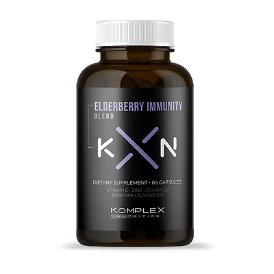 Elderberry Immunity Capsules - 60 Capsules (30 Servings)