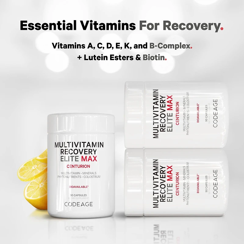 Multivitamin Recovery Elite Max - 90 Capsules (30 Servings)