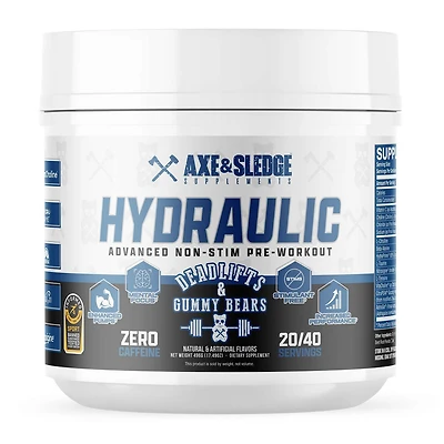 Hydraulic Non-Stim Pre-Workout - Orange Mango (20/40 Servings)