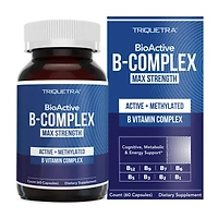 Triquetra Bioactive B-Complex Max Strength Healthy - 60 Capsules (60 Servings)