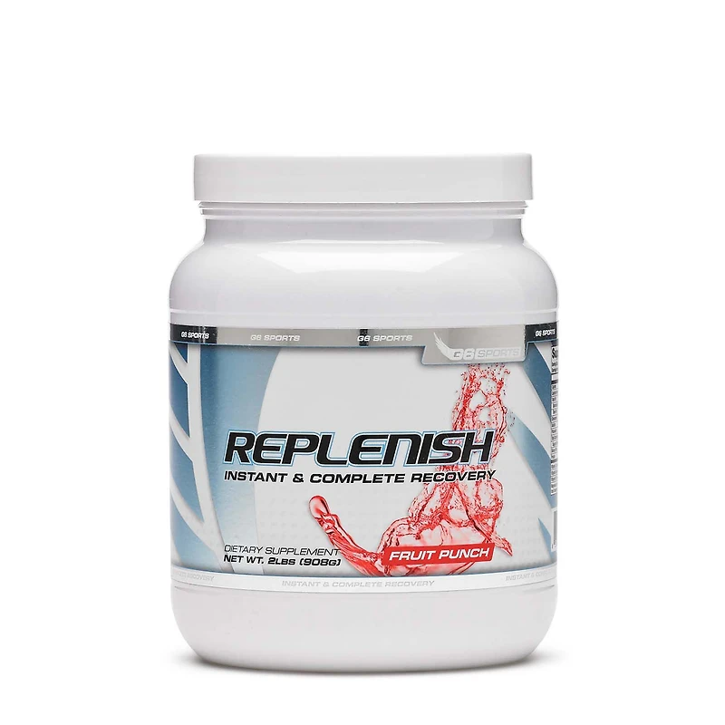 G6 Sports Replenish - Fruit Punch (17 Servings) 2 lbs.