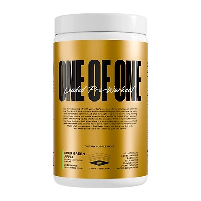101 One Of One Loaded Pre-Workout - Sour Green Apple (20 Servings)
