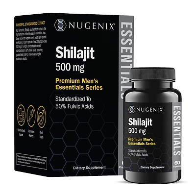 Nugenix Shilajit 500Mg - 60 Capsules (60 Servings)