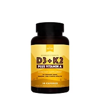 Natural Rhythm D3 + K2 Vitamin a - 30 Capsues (30 Servings) Capsules