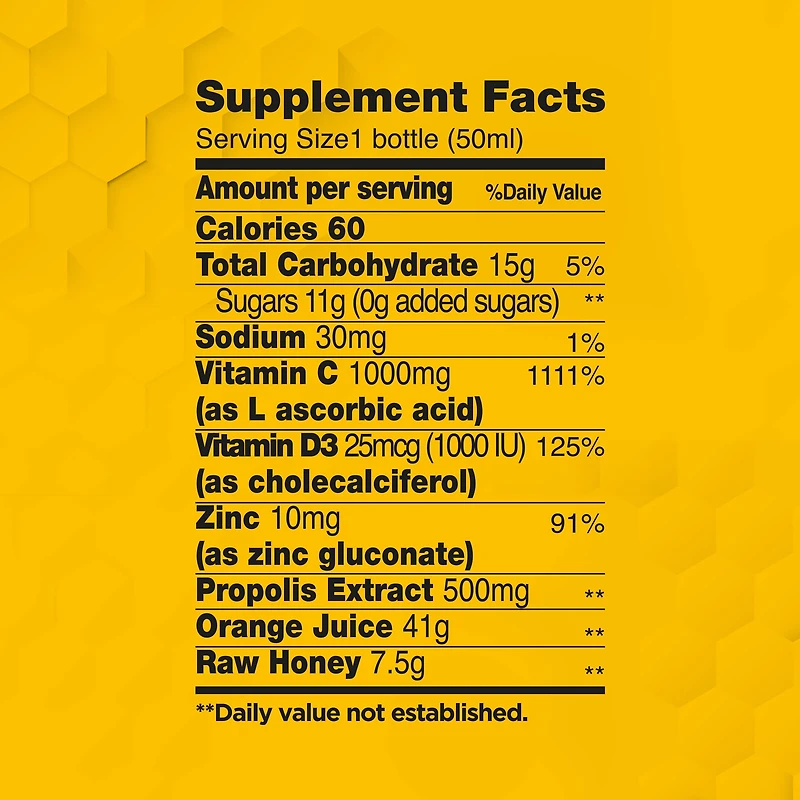 Immune Support Propolis Shot - 1.69 oz. (12 Bottles)
