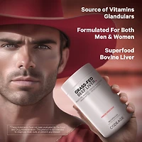 Grass-Fed Beef Liver - 180 Capsules (60 Servings)