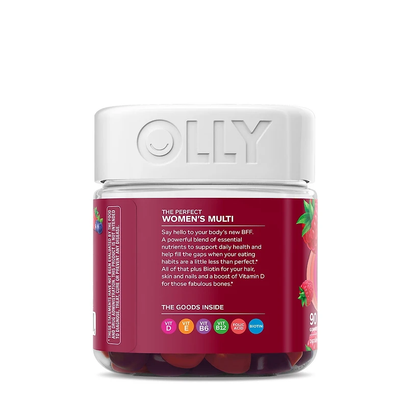 Women's Multi Gummies - Blissful Berry - 90 Gummies (45 Servings)
