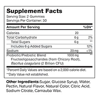 Chapter One™ P Is For Probiotics - Raspberry Orange - 60 Gummies (30 Servings)