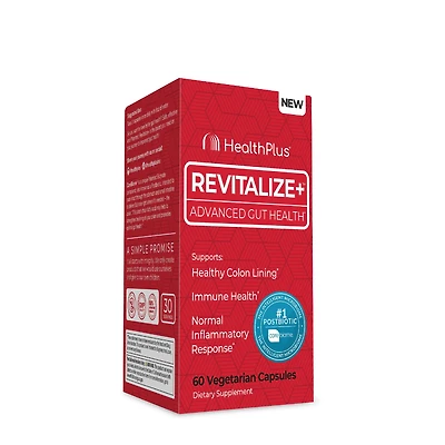 Health Plus Revitalize+ Advanced Gut Healthy - 60 Capsules (30 Servings)