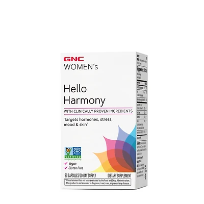 GNC Women's Hello Harmony - 90 Capsules (30 Servings)