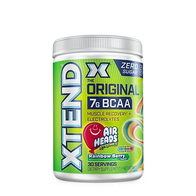 XTEND Original Bcaa - Air Heads Xtremes Rainbow Berry (30 Servings) Zero Sugar