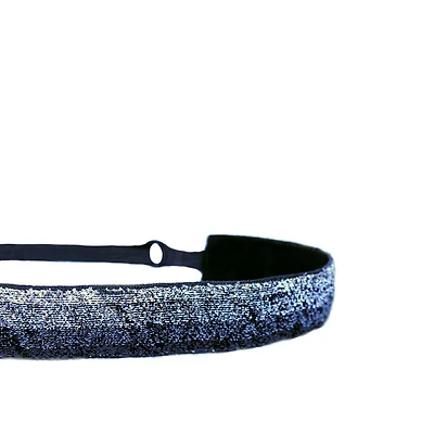Mavi Bandz Sparkler Adjustable Headband - Black Ombre Sparkle 1
