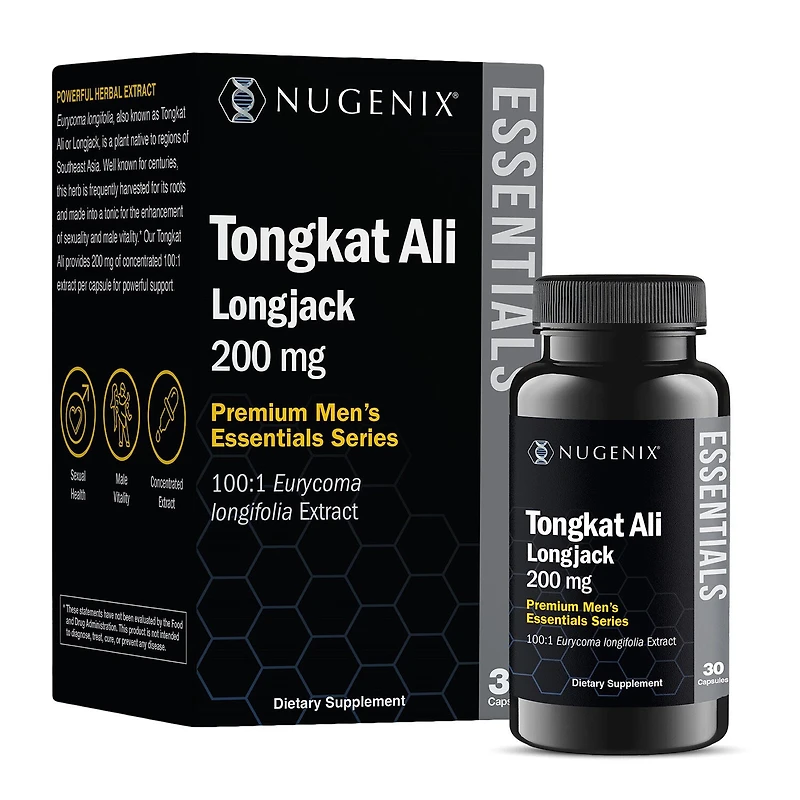 Nugenix Tongkat Ali Longjack - 30 Capsules (30 Servings)