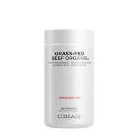 Codeage Grass-Fed Beef Organs - 180 Capsules (30 Servings)