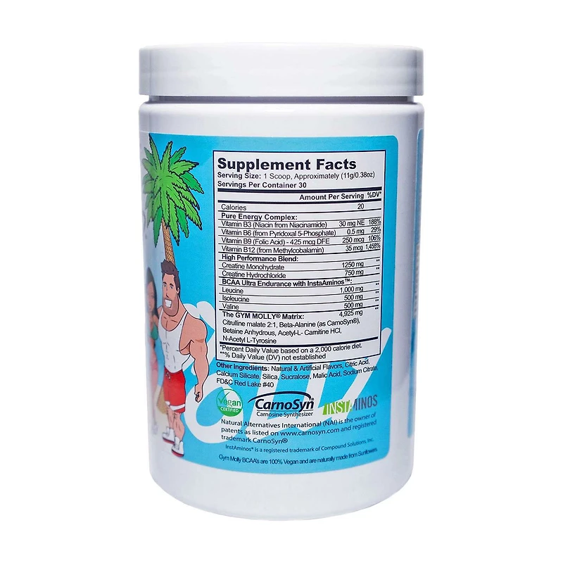 Caffeine Free Pre-Workout - Blue Raspberry Lemonade (30 Servings)