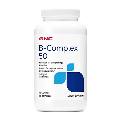 B-Complex 50 - 180 Capsules (180 Servings)
