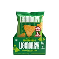 Legendary Foods Popped Protein Chips - Jalapeno Cheddar (7 Bags)