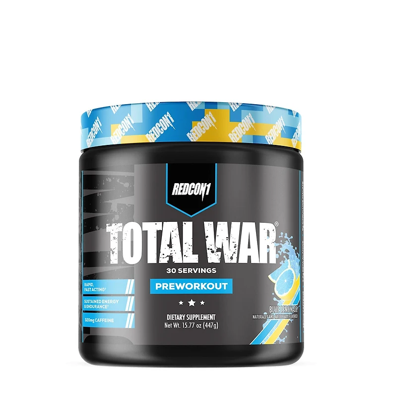 REDCON1 Total War Pre Workout - Blue Lemonade (30 Servings)