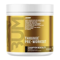 Raw Nutrition Champion Mentality: Thavage Pre-Workout - Citrus Slush (40 Servings)