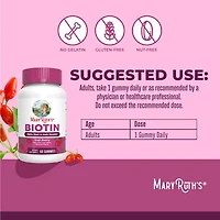 Biotin Gummies - Goji Berry - 60 Gummies (60 Servings)